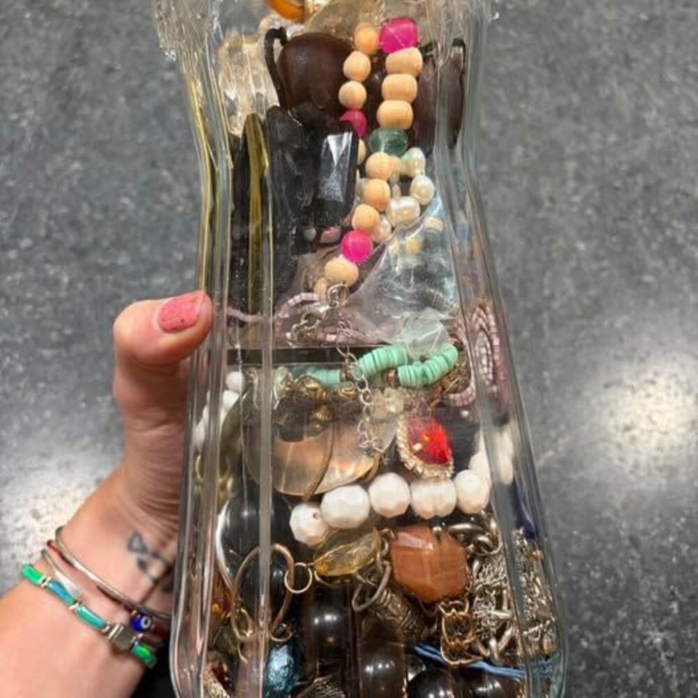 Bulk Vintage and Costume Jewelry Jar